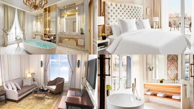 Mandarin Oriental Ritz (izquierda) y Four Seasons Madrid (derecha) / FOTOMONTAJE DE CG