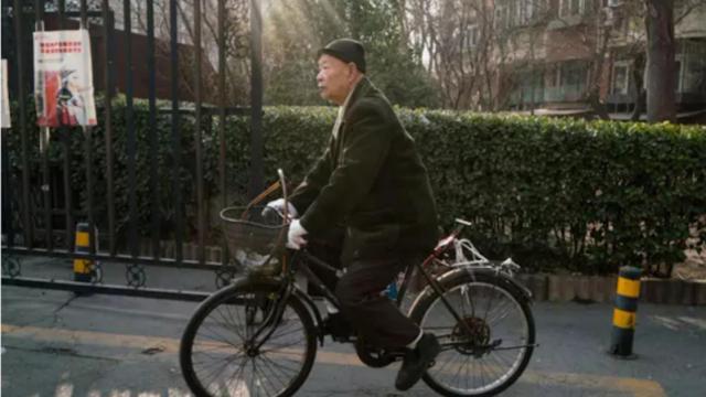 Una foto de archivo del anciano, Han Zicheng