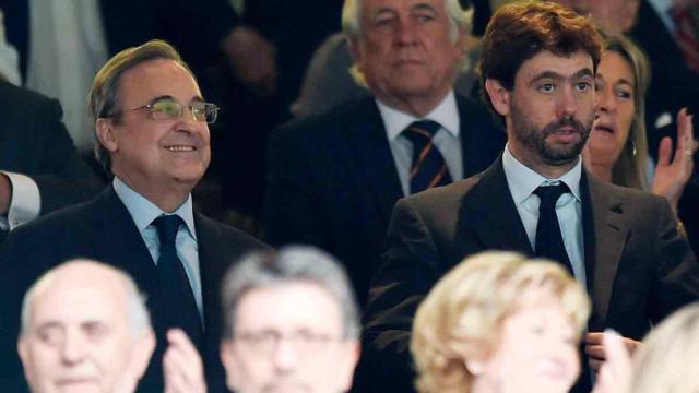 Florentino y Agnelli en imagen de archivo / EFE