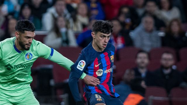 Pedri durante el Barça-Getafe / FCB