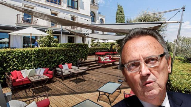 El empresario hotelero Joan Gaspart y el Gran Hotel La Florida de Barcelona / FOTOMONTAJE CG