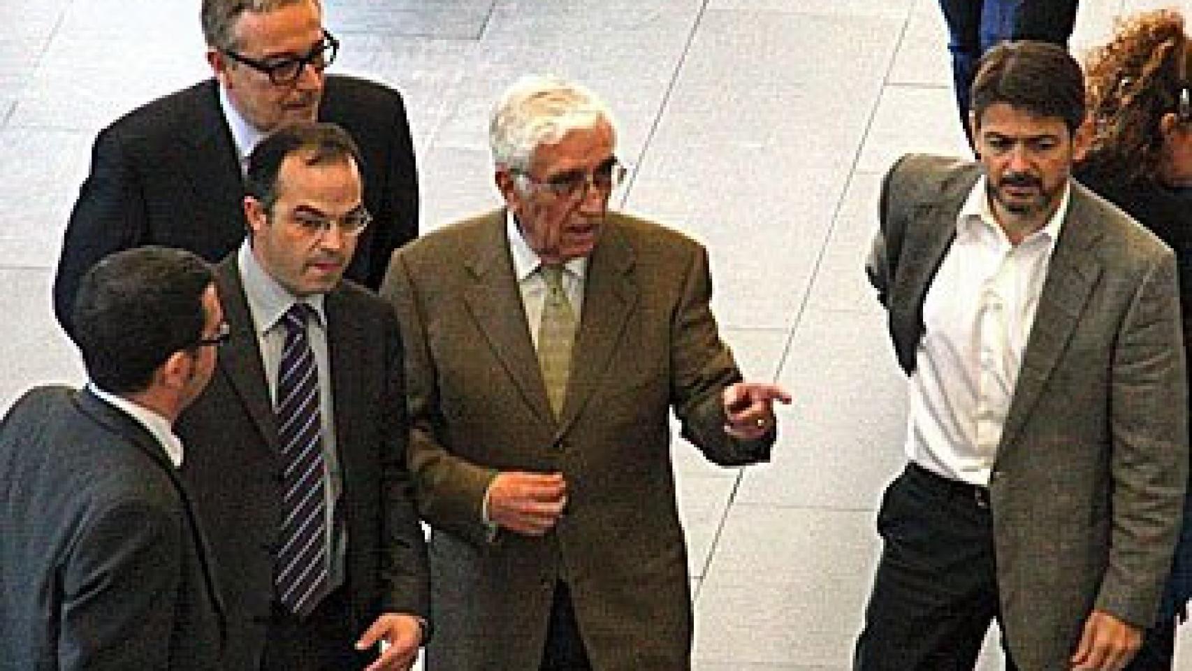 Jordi Turull, Daniel Osàcar y Oriol Pujol