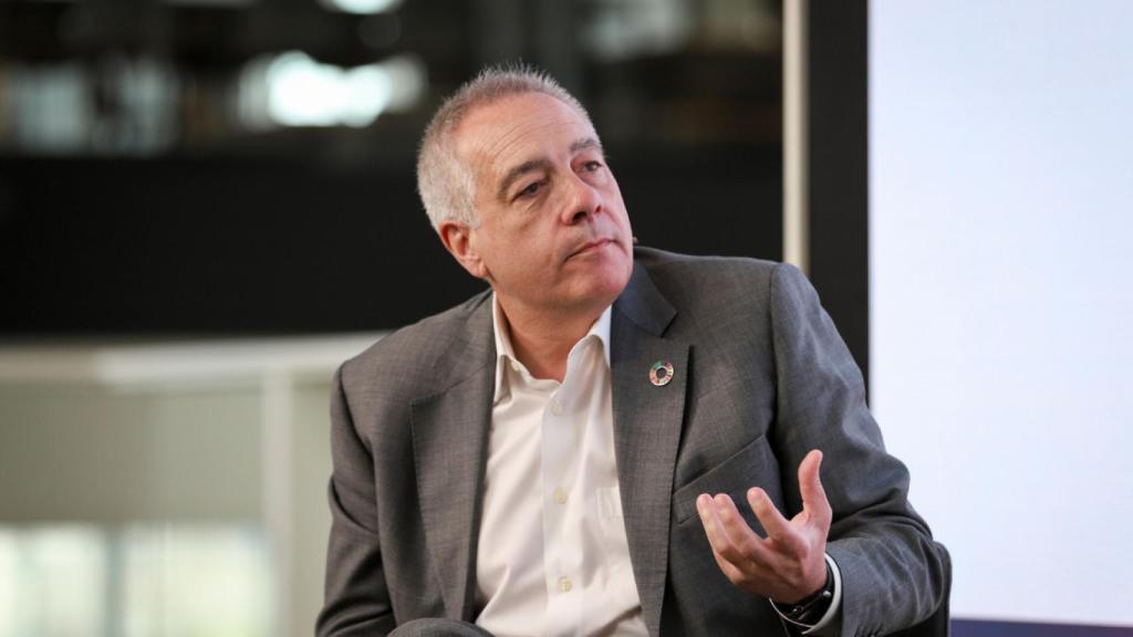 El delegado especial del Estado en el Consorcio de la Zona Franca, Pere Navarro, en las jornadas de 'DespertaBCN'