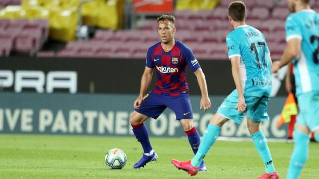 Arthur Melo jugando contra el Leganés / FC Barcelona