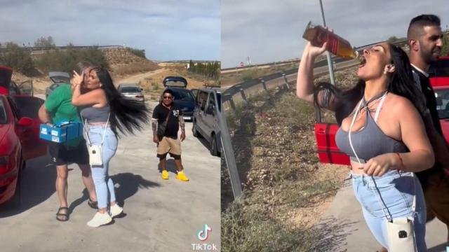 El disparatado reencuentro de una joven con su familia tras salir de la cárcel / TIKTOK