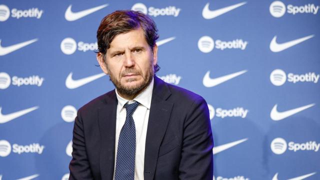 Mateu Alemany durante un acto con el Barça / REDES