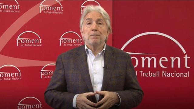 Josep Sánchez Llibre, presidente de Foment del Treball: la patronal apoya que Barcelona acoja un 'Sandbox' financiero / FOMENT DEL TREBALL