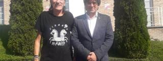 Carles Puigdemont, junto al exfundador de Terra Lliure Fredi Bentanachs, en Waterloo / @BentanachsFredi