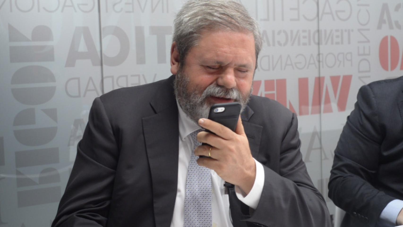 Miguel Durán durante la entrevista en Crónica Global / LENA PRIETO