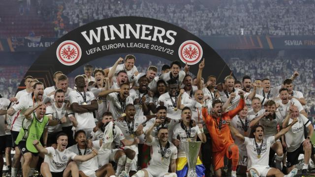 El Eintracht Frankfurt, campeón de la UEFA Europa League 2021 22 / EFE