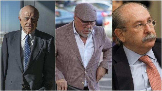 Francisco González (BBVA), José Manuel Villarejo y Luis del Rivero (Sacyr) / EL ESPAÑOL
