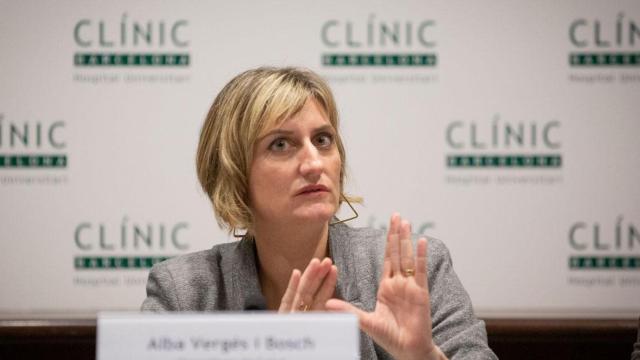 La consejera de Salud, Alba Vergés, durante una comparencia sobre el Covid-19 / EUROPAPRESS