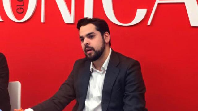 Fernando de Páramo, secretario de comunicación de Ciudadanos, en la entrevista con Crónica Global / CG