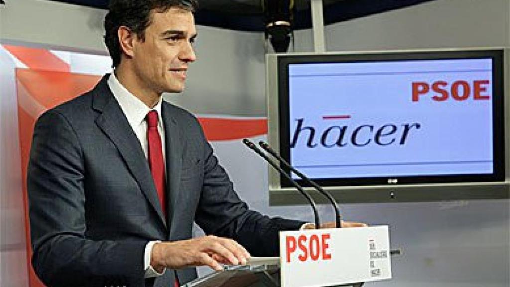 El líder del PSOE, Pedro Sánchez