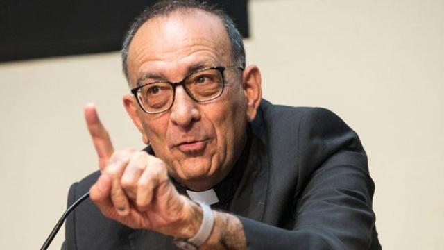 Juan José Omella, cardenal arzobispo de Barcelona, en una comparecencia pública / EFE