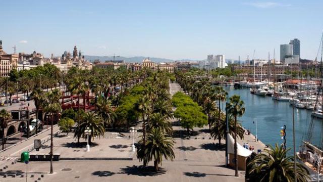 El Moll de la Fusta del Puerto de Barcelona, donde el ayuntamiento propone montar un merendero / CG