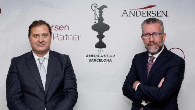 De izquierda a derecha, Íñigo Rodríguez Sastre y José Vicente Morote, socios del despacho Andersen / CEDIDA