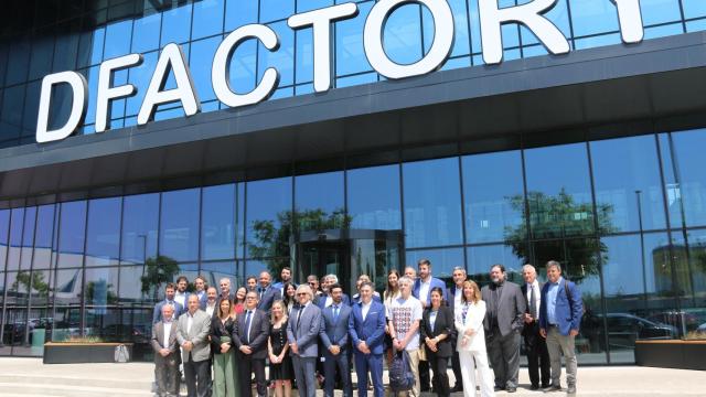 La delegación argentina que ha visitado el CZFB / CZFB