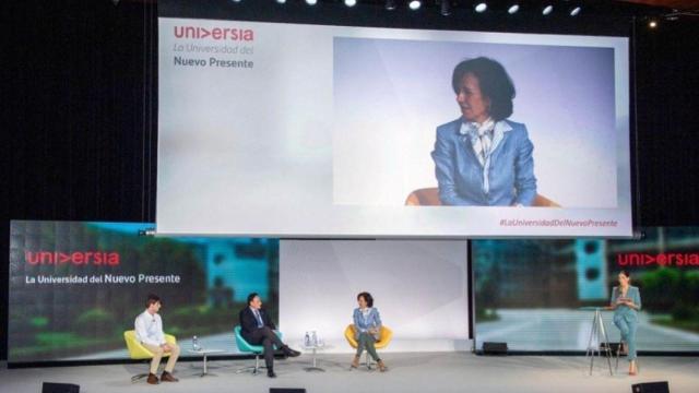 Ana Botín, presidenta de Banco Santander, pide a universidades y empresas impulsar el empleo entre los jóvenes / SANTANDER