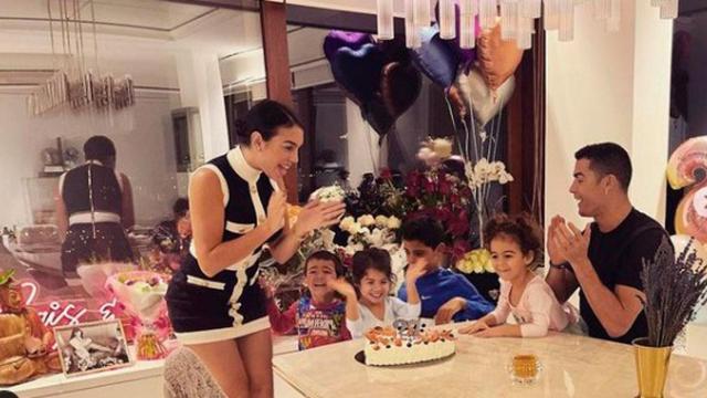 Georgina Rodríguez y Cristiano Ronaldo /INSTAGRAM