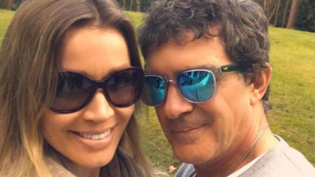Antoni Banderas y su pareja, Nicole Kimpel / INSTAGRAM