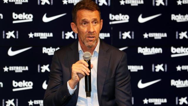 Ramon Planes en la presentación de Francisco Trincao / FC Barcelona