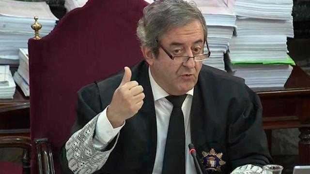 El fiscal Javier Zaragoza durante el juicio del 1-O / EFE