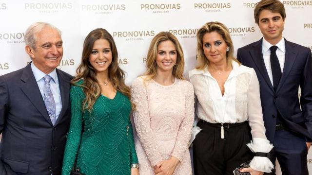 Alberto Palatchi, Marta, Genoveva, Susana Gallardo y Alberto en una imagen de archivo