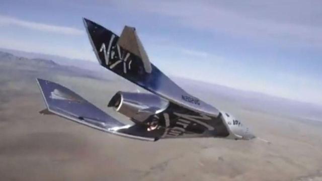 Imagen de archivo de una de las naves del Virgin Galactic / EP