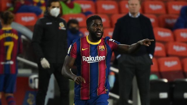 Umtiti, durante un partido con el Barça | EFE