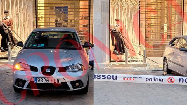 Imagen del asalto a la tienda Dios de Paseo de Gracia de Barcelona / CG