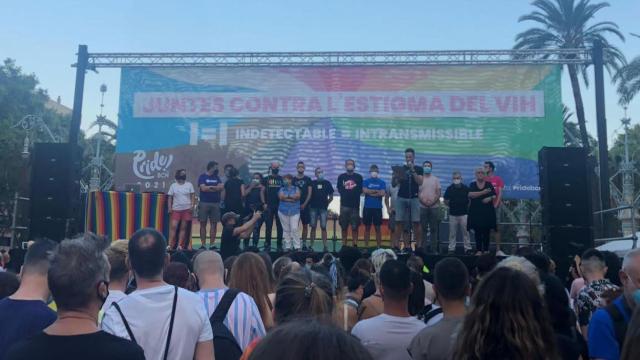 El escenario del Pride de Barcelona de 2021 / JSC
