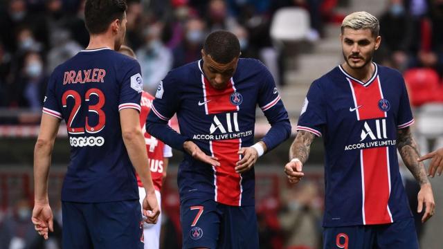 Icardi y Mbappé, celebrando un gol con el PSG | EFE