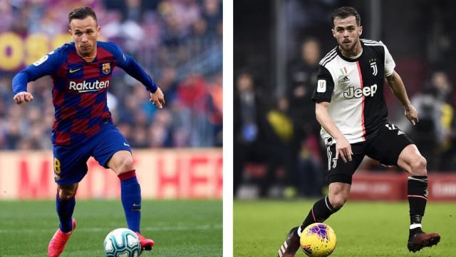 Arthur Melo y Pjanic, en un montaje | Culemanía