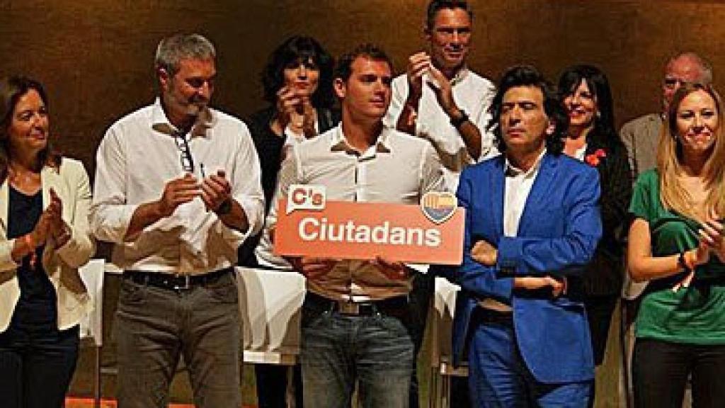 Rivera, junto a Bosch y Espada