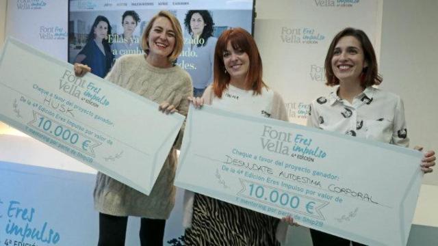 Una imagen de las mujeres que resultaron ganadoras del proyecto de Font Vella