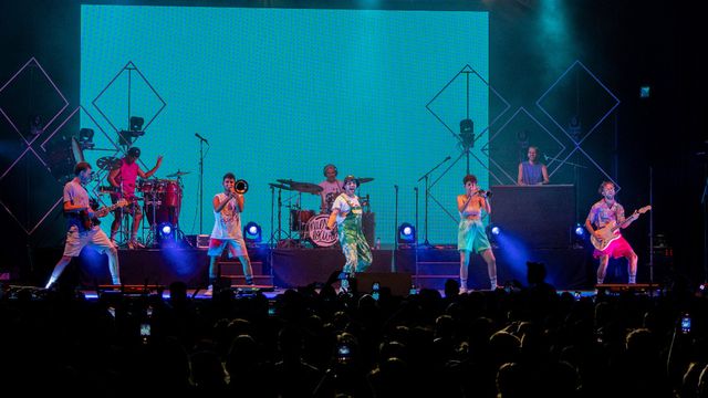 El cantante Nil Moliner, en su concierto en Sitges /TERRAMAR FEST