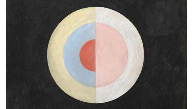 ‘El cisne, nº 16, Grupo IX/SUW’, de la artista sueca Hilma af Klint. HILMA AF KLINT, VEGAP, BILBAO 2021