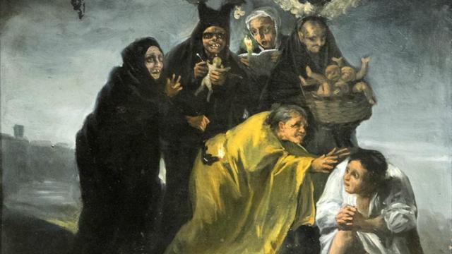 Escena de Brujas imaginarios / FRANCISCO DE GOYA