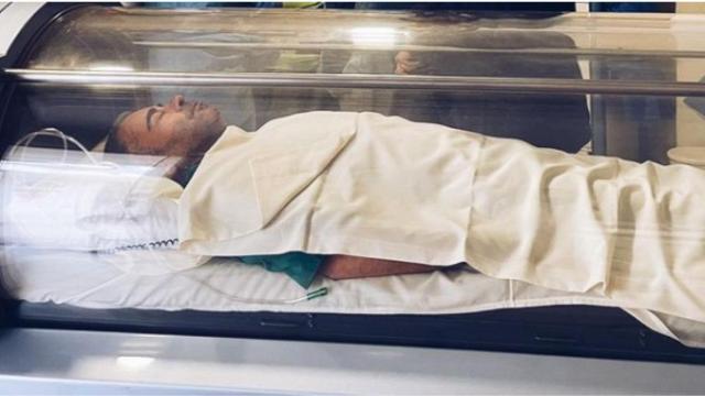 Jorge Javier Vázquez en el hospital / MEDIASET