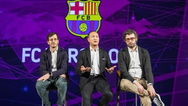 Guillem Graell, Dídac Lee y Enric Llopart presentan Barça Digital Vision