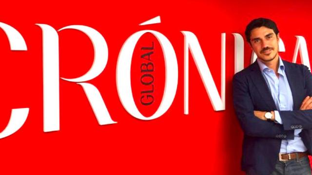 Ferdinando Meo, country manager de Groupon en España, en las instalaciones de Crónica Global / CG