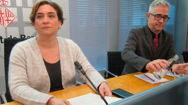 La alcaldesa de Barcelona en rueda de prensa sobre la investigación del IMI / EP