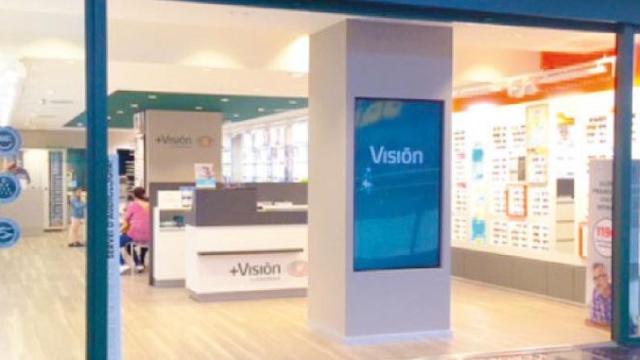 Una tienda de la cadena de ópticas MasVisión