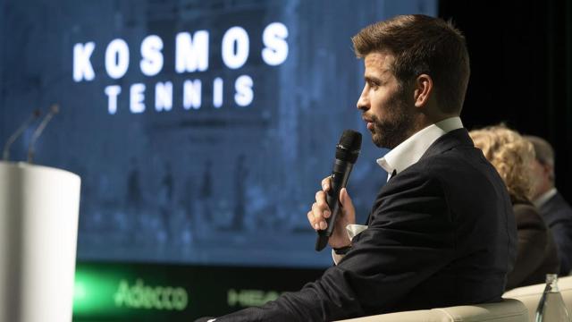 Gerard Piqué, en un acto del holding Kosmos / EFE