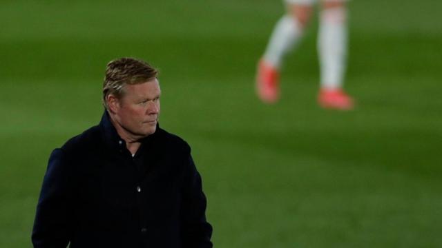 Koeman, en un instante del Clásico | EFE