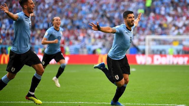 Luis Suárez, en un partido con Uruguay | EFE