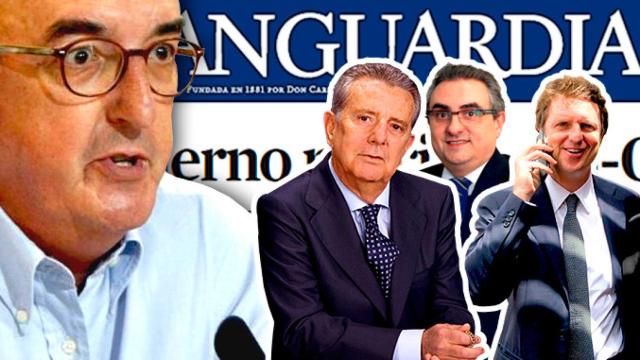 Jaume Roures (i), Javier Godó, Javier Moll y Carlos Godó / CG