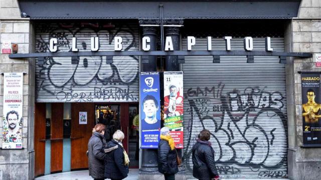 El antiguo teatro Club Capitol de Las Ramblas, que cerró en diciembre de 2019 / CG