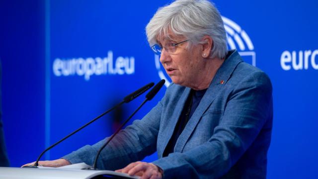 La 'exconsellera' y eurodiputada de Junts Clara Ponsatí, en la Eurocámara / Jan Van De Vel - European Parliame - DPA